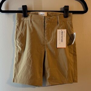 Old Navy Kids Khaki Flat Front Shorts